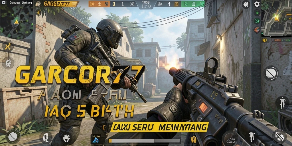 Screenshot menampilkan pertempuran intens di GACOR77 dengan grafis luar biasa.