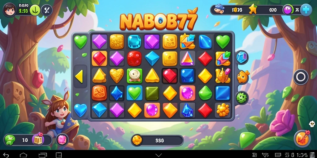 Tangkapan layar dari gameplay seru NABOB77 yang penuh warna.