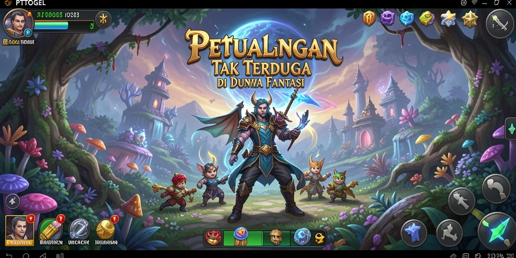 Screenshot gameplay PTTOGEL dengan aksi petualangan seru.