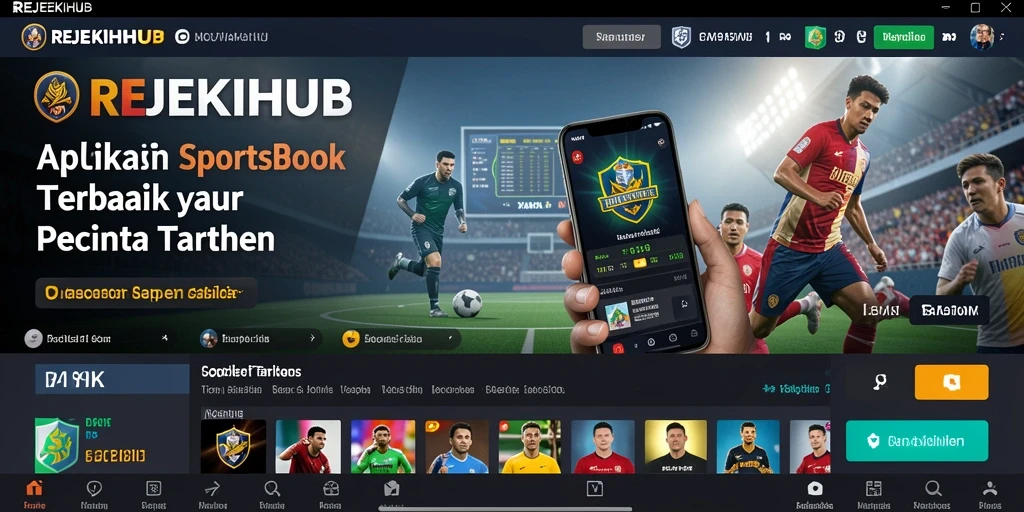 Tampilan antarmuka Sportsbook REJEKIHUB yang menarik dan informatif.