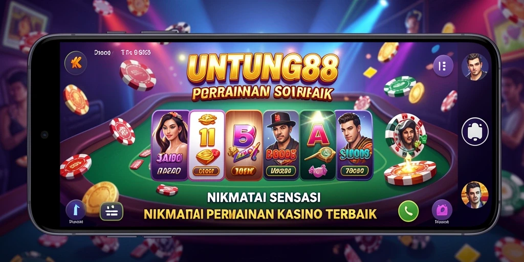 Screenshot UNTUNG88 menampilkan antarmuka permainan kasino yang menarik.