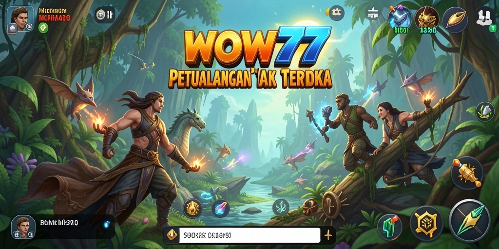 Screenshot WOW77 menampilkan aksi seru dalam eksplorasi petualangan.